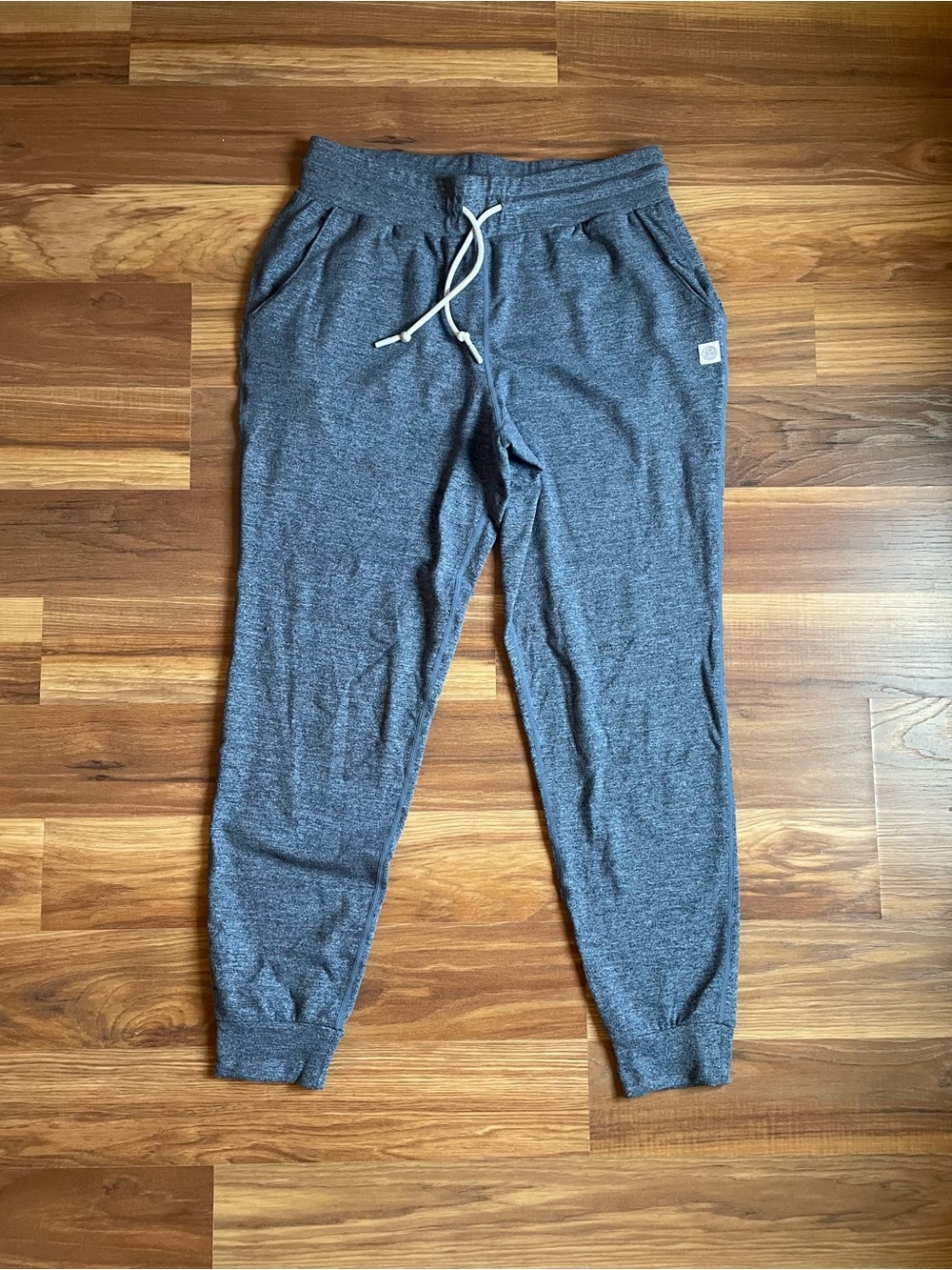 Rhoback Tempo Performance Joggers Blue Gray Heather Women’s Small Athleisure